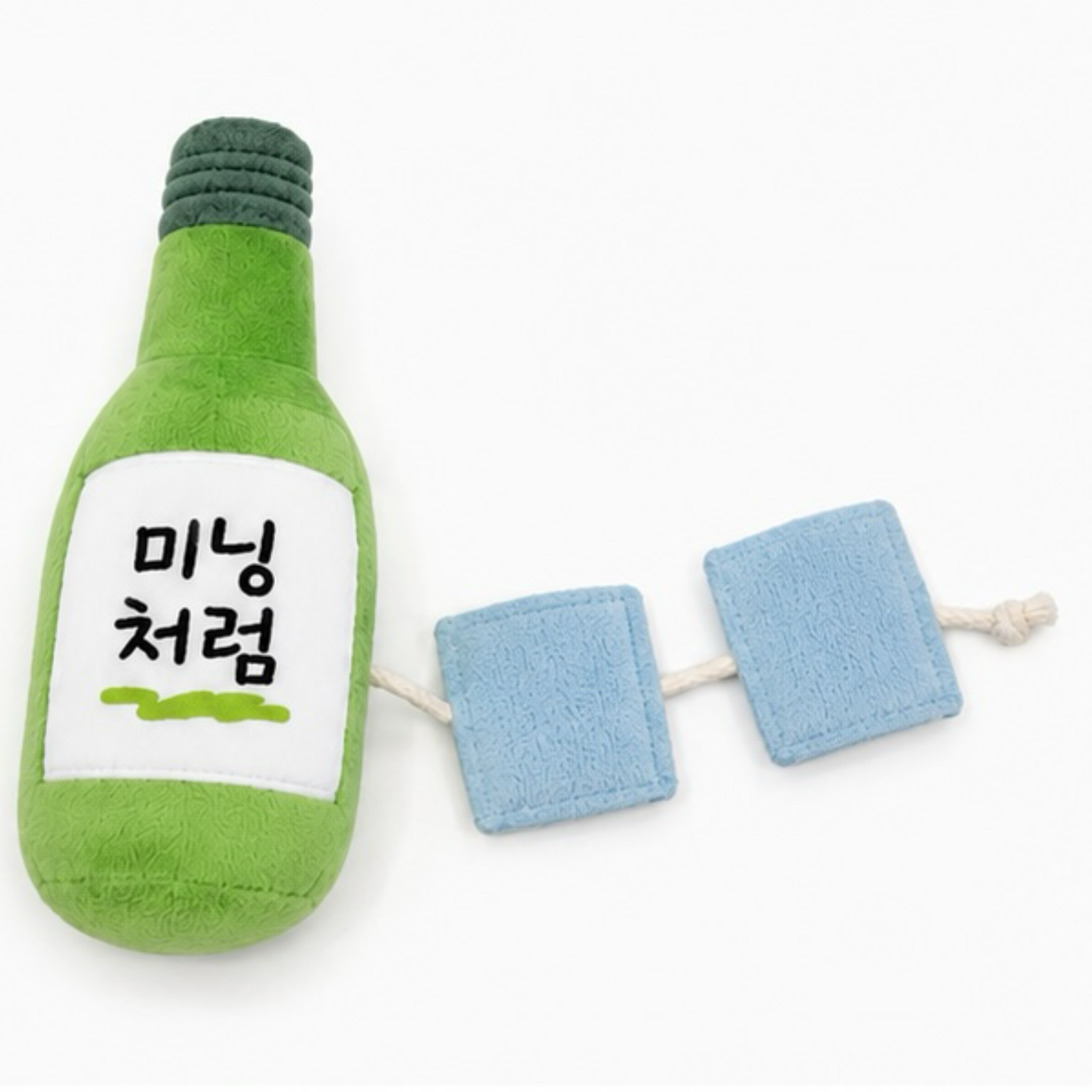 K-Pup Mini Soju Plush Dog Toy