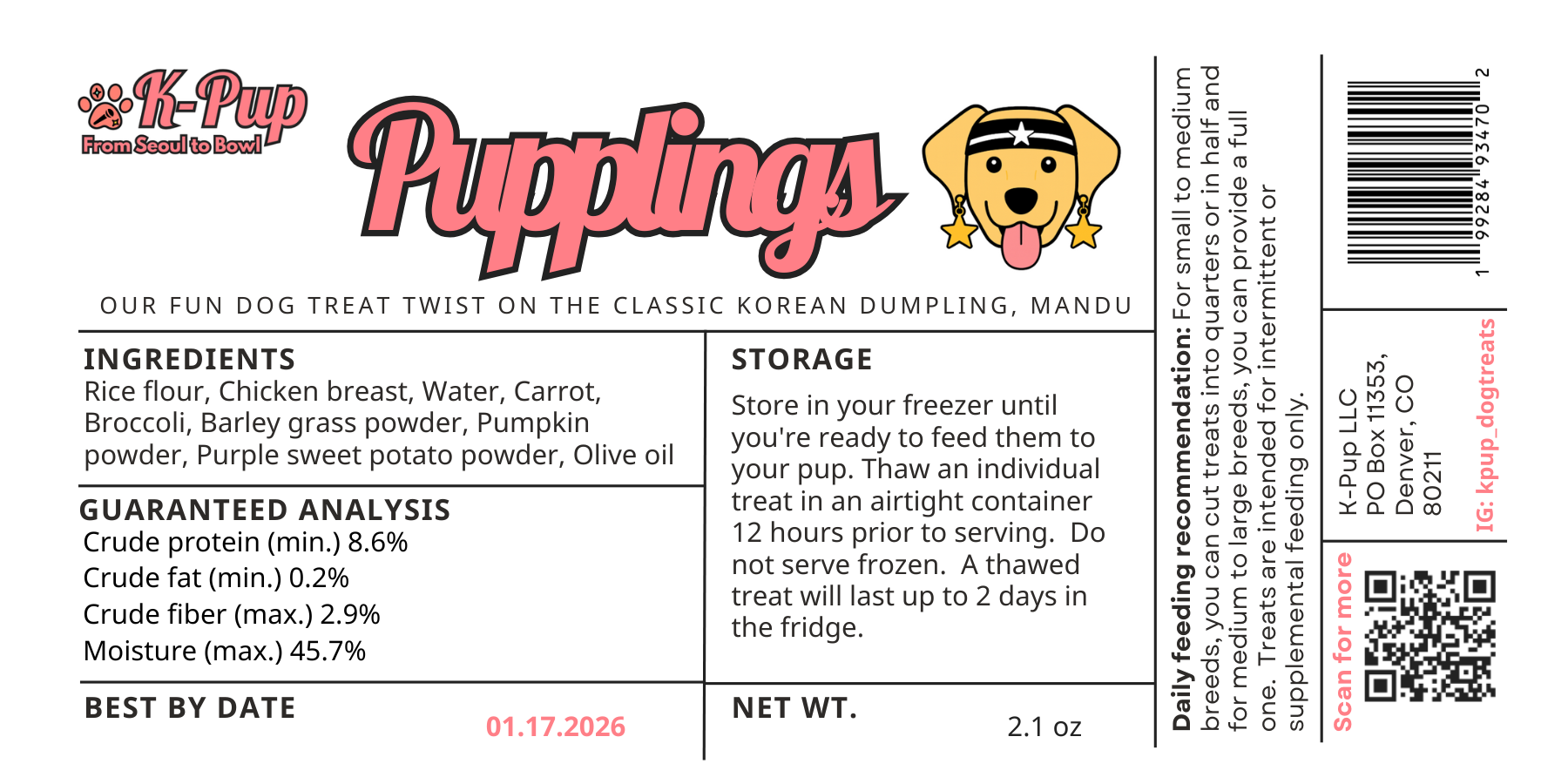 Pupplings (3 pcs)